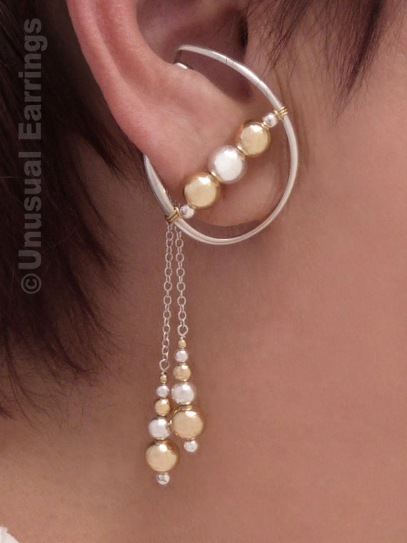 Gilroy - Sterling Silver Mixed metal with dangle