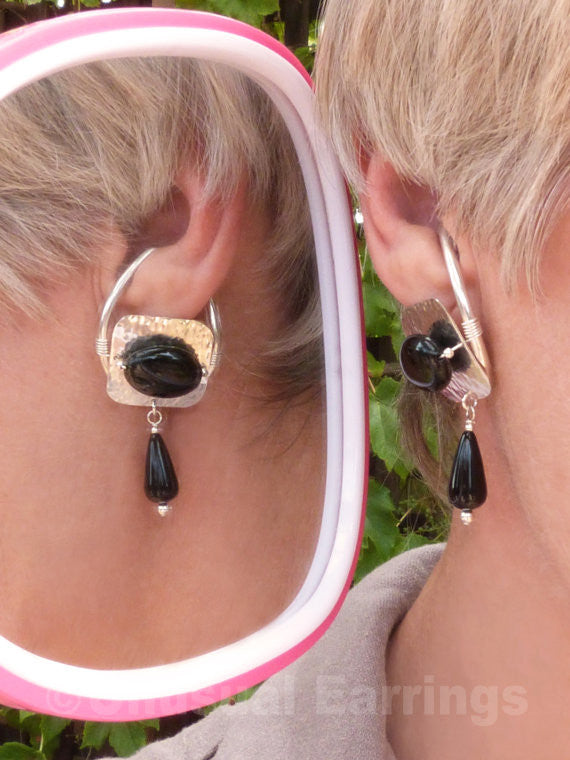 Solana - Sterling Silver with Black Onyx