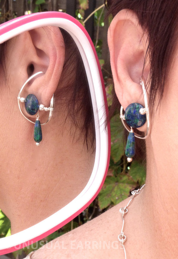 Berryessa - Azurite/Malachite in Sterling Silver