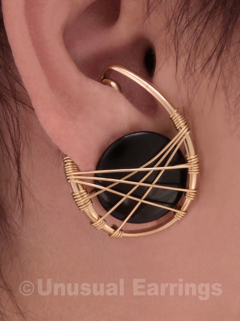Sierra - Gold Filled with Black Onyx